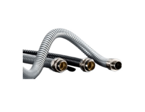 Flexible conduit for electrical wiring