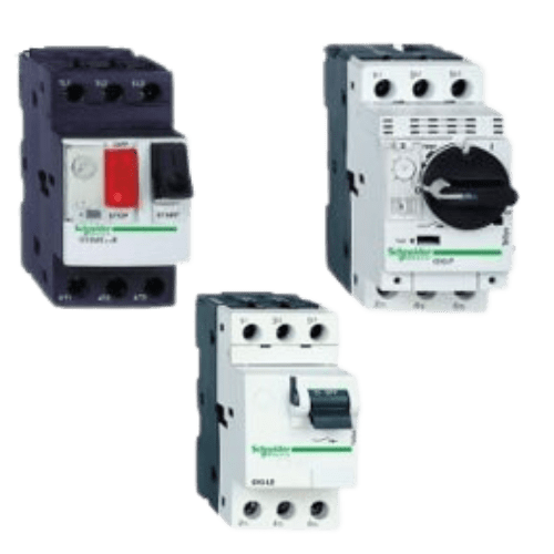 An image of a Schneider motor protection circuit breaker.