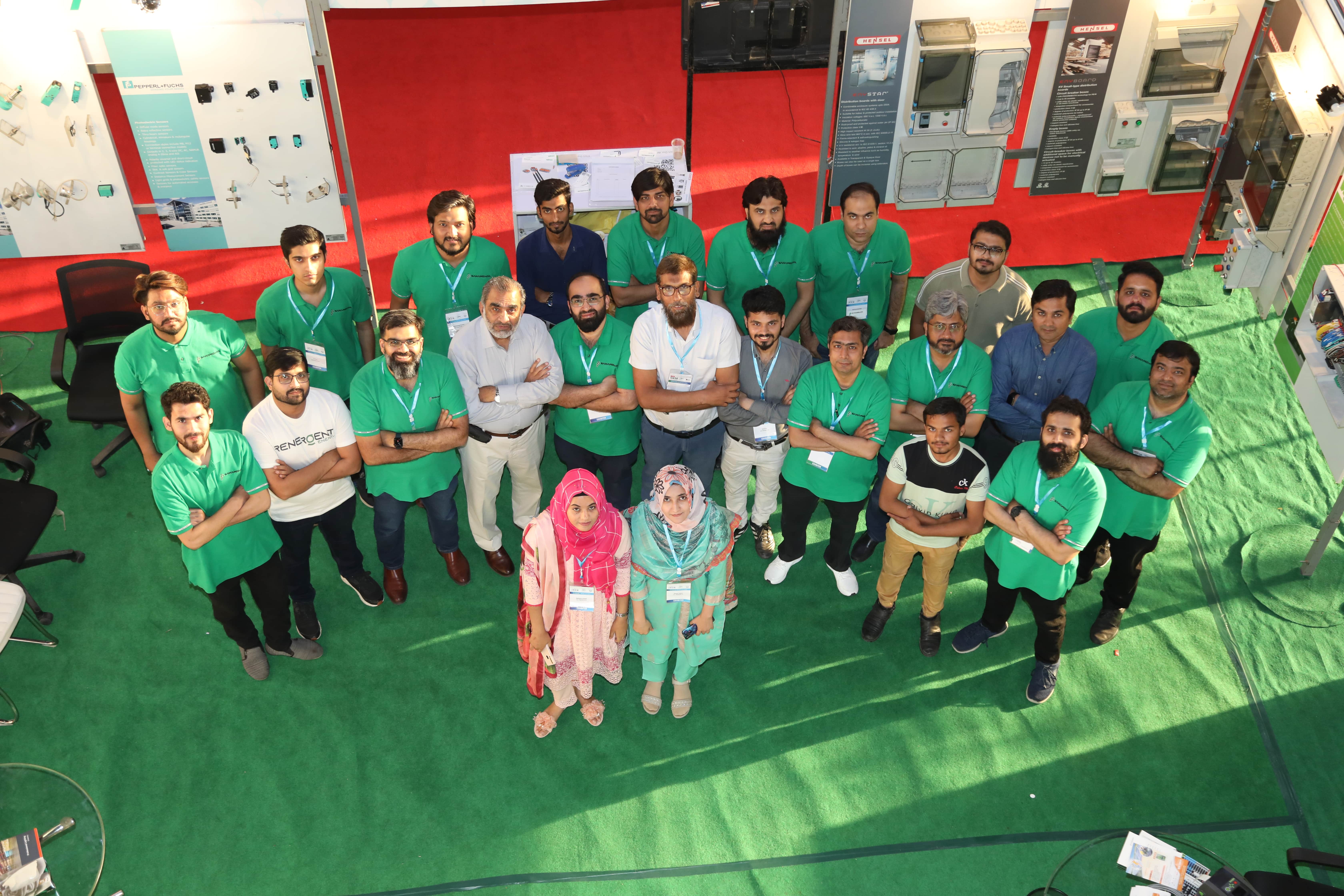 Sahamid Team at IREM Expo at Expo Center Lahore Pakistan